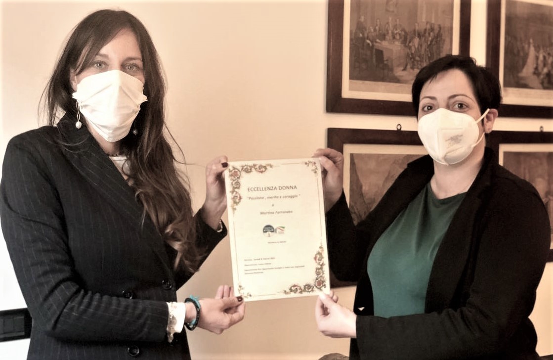 A Martina Farronato il Premio “Eccellenza donna” per la sua attività di volontariato durante la pandemia