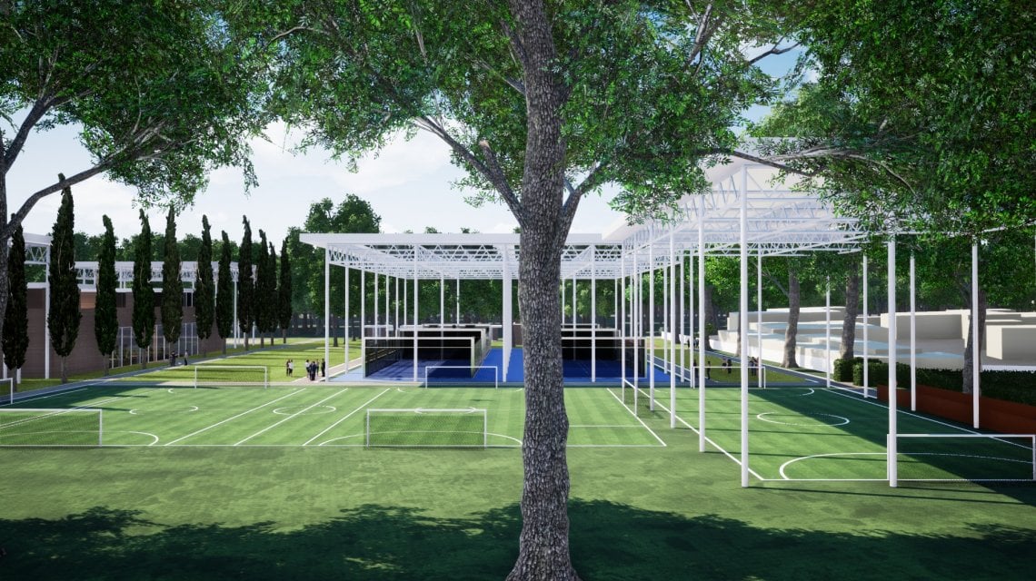 Il Platys Center, l’ex centro sportivo Glaxo, ottiene primo in Europa la certificazione del Green Building Council