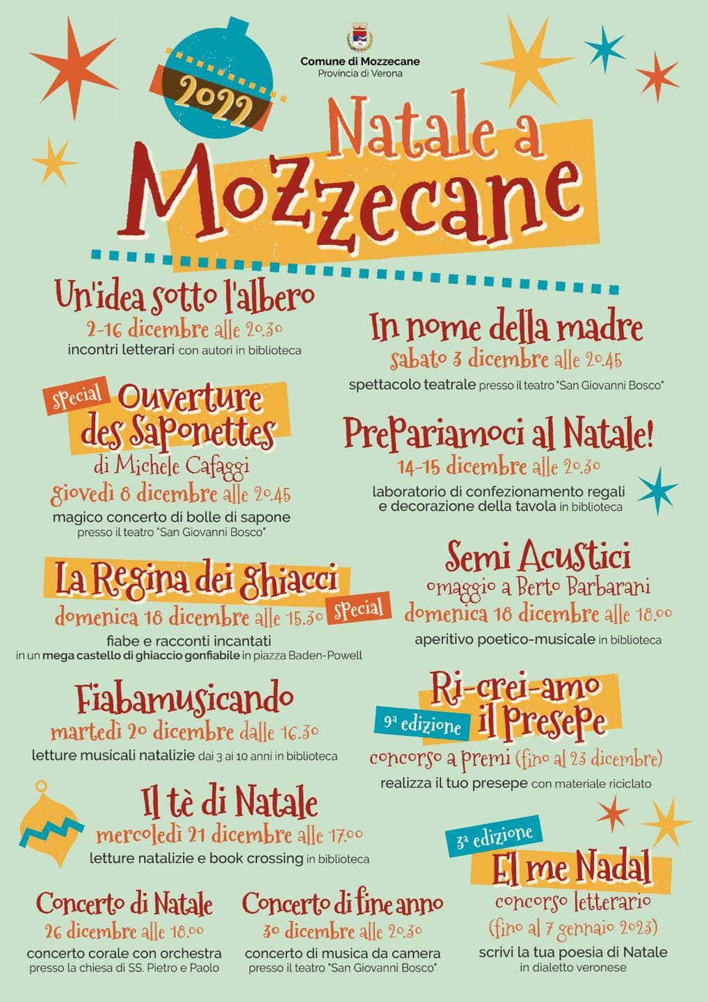 Mozzecane. Le iniziative del Comune per le festività natalizie