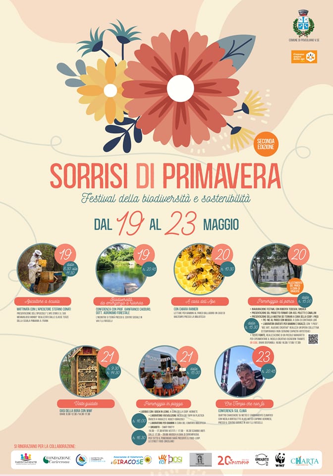 Povegliano: dal 19 al 23 maggio il festival della biodiversità