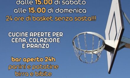 Buster Basket: sabato 8 e domenica 9 giugno 24h di basket a Povegliano