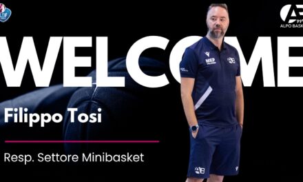 Alpo Basket, Filippo Tosi è il nuovo responsabile tecnico del Settore minibasket