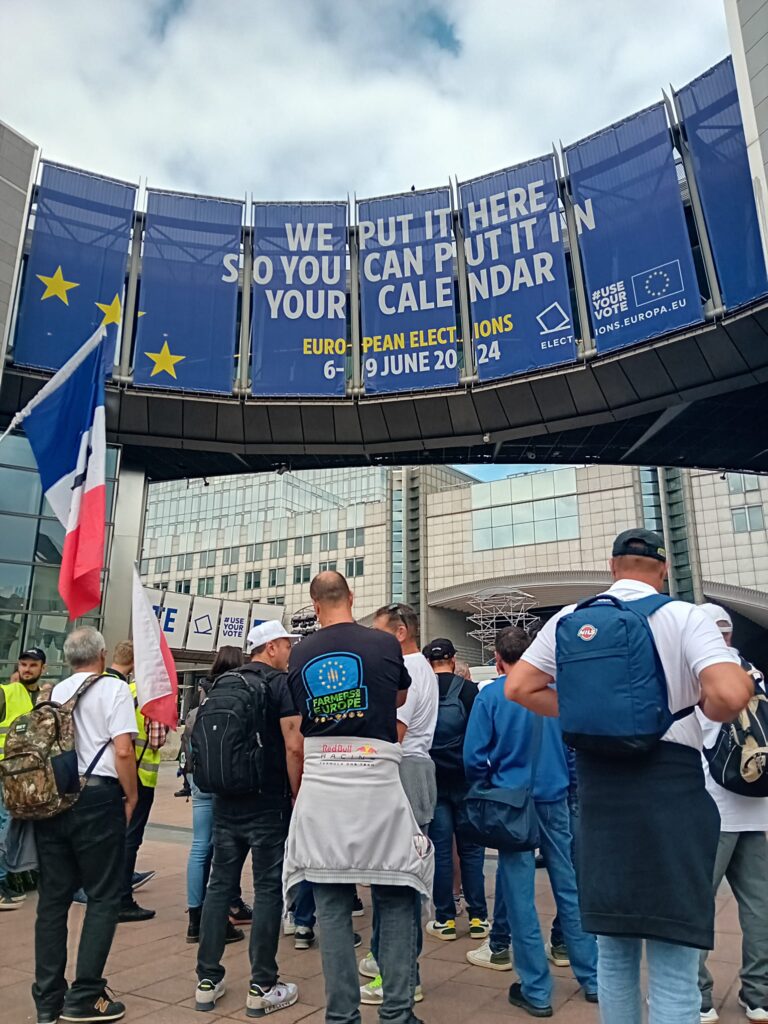 A Bruxelles la protesta degli agricoltori