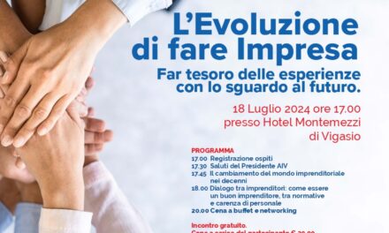 L’impresa che cambia: imprenditori a confronto nella convention dell’AIV il prossimo 18 luglio