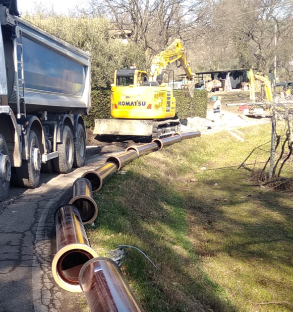 Azienda Gardesana Servizi: nuova fognatura per l’entroterra collinare di Lazise