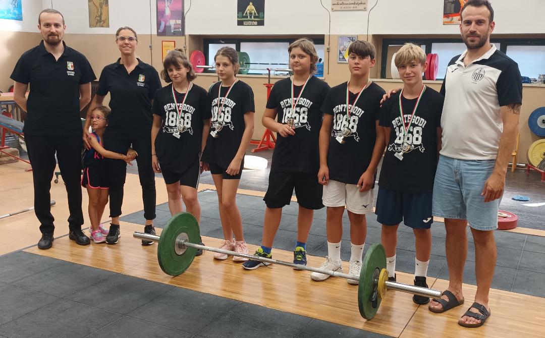 Fondazione Bentegodi, gli under della pesistica fanno incetta di risultati al Trofeo Coni