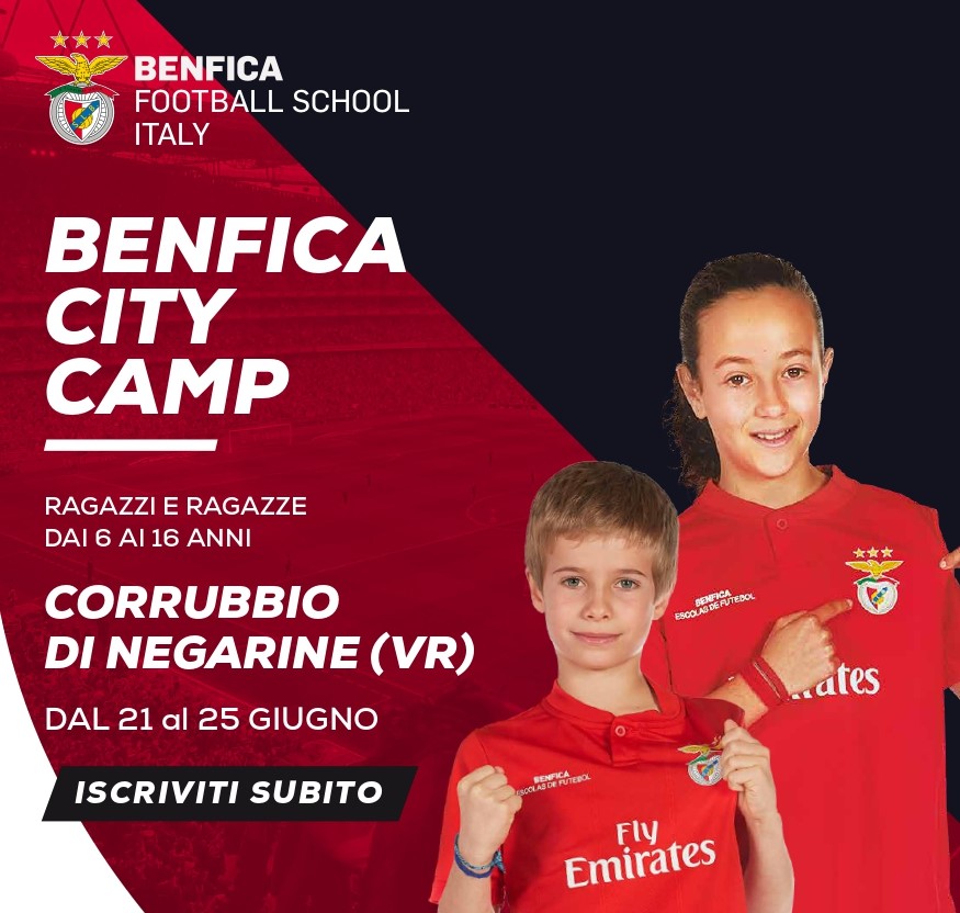 FCD Burecorrubbio, dal 21 giugno il camp firmato Benfica: ogni giorno cinque ore di scuola calcio