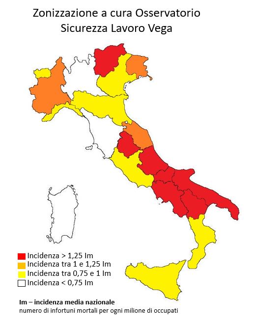 Morti sul lavoro, più 17% nel Veneto. A Verona già 9 decessi. E siamo una delle zone d’Italia più “fortunate”