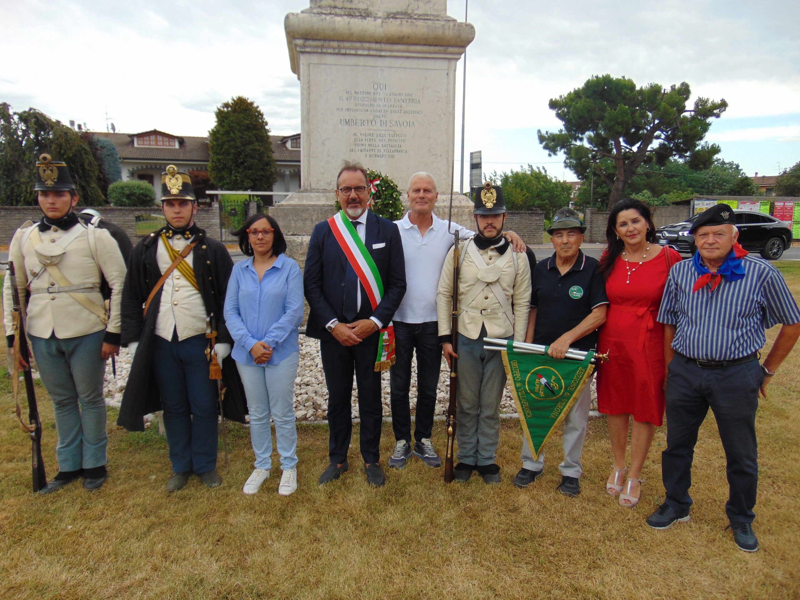 MEMORIE DEL RISORGIMENTO A VILLAFRANCA: POSA DELLA CORONA DI ALLORO E PRESENTAZIONE DEL LIBRO “PENSARE GLI ITALIANI”