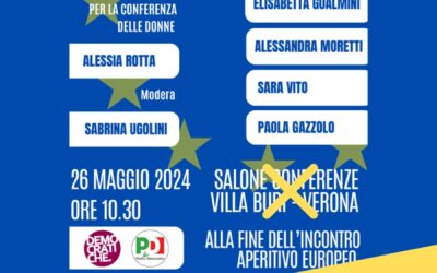 Elezioni europee, le donne del PD incontrano domenica le candidate progressiste