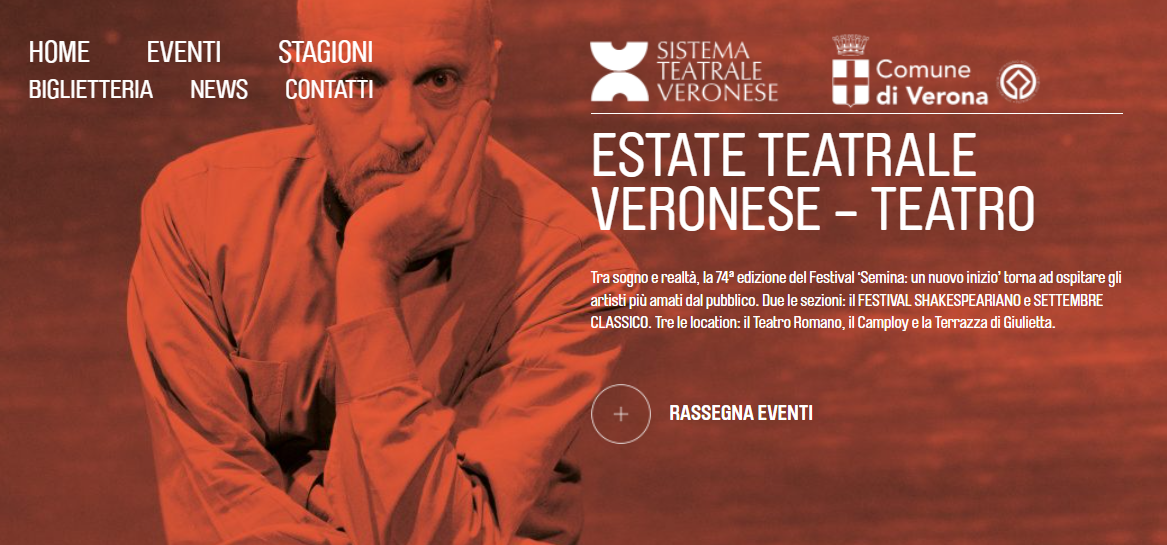 Al via la 74/a Estate Teatrale Veronese, che decollerà il Jazz, a partire da mercoledì 22 giugno, prima di entrare nel cuore della stagione teatrale con Il Mercante di Venezia (1-2 luglio).