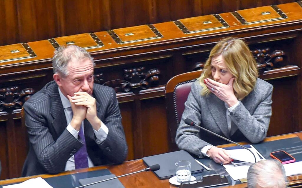 Adolfo Urso e Giorgia Meloni in Parlamento: dal G7 effetti economici e politici