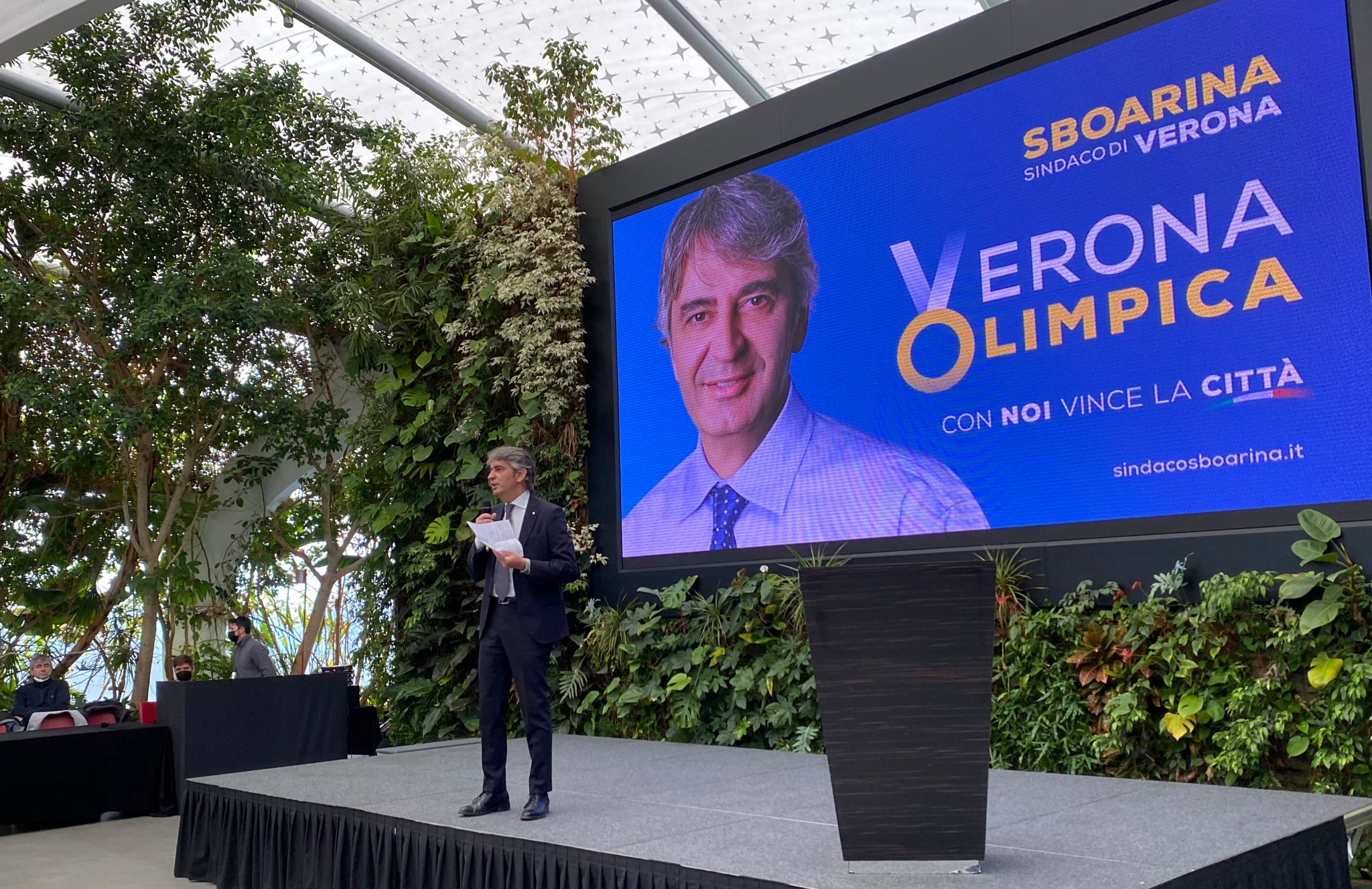 Sboarina lancia la campagna elettorale per una Verona “olimpica”