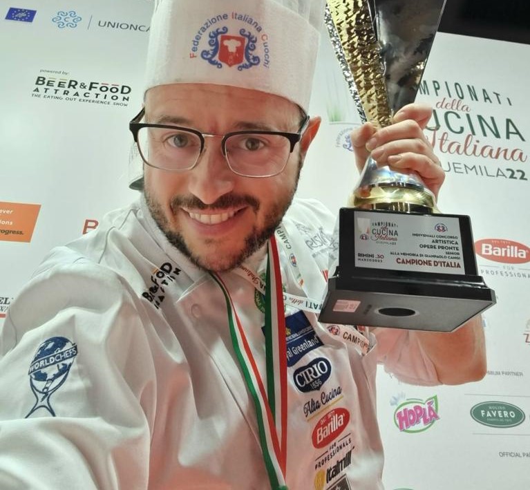 Davide Selogna è il campione italiano di pasticceria artistica