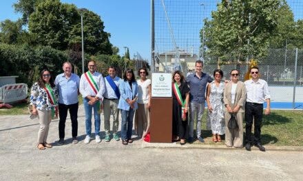 Povegliano. Inaugurato il parco sportivo Margherita Hack. Tedeschi “Sport, sostenibilità e sicurezza: rigenerati 5500mq di area urbana per i giovani”