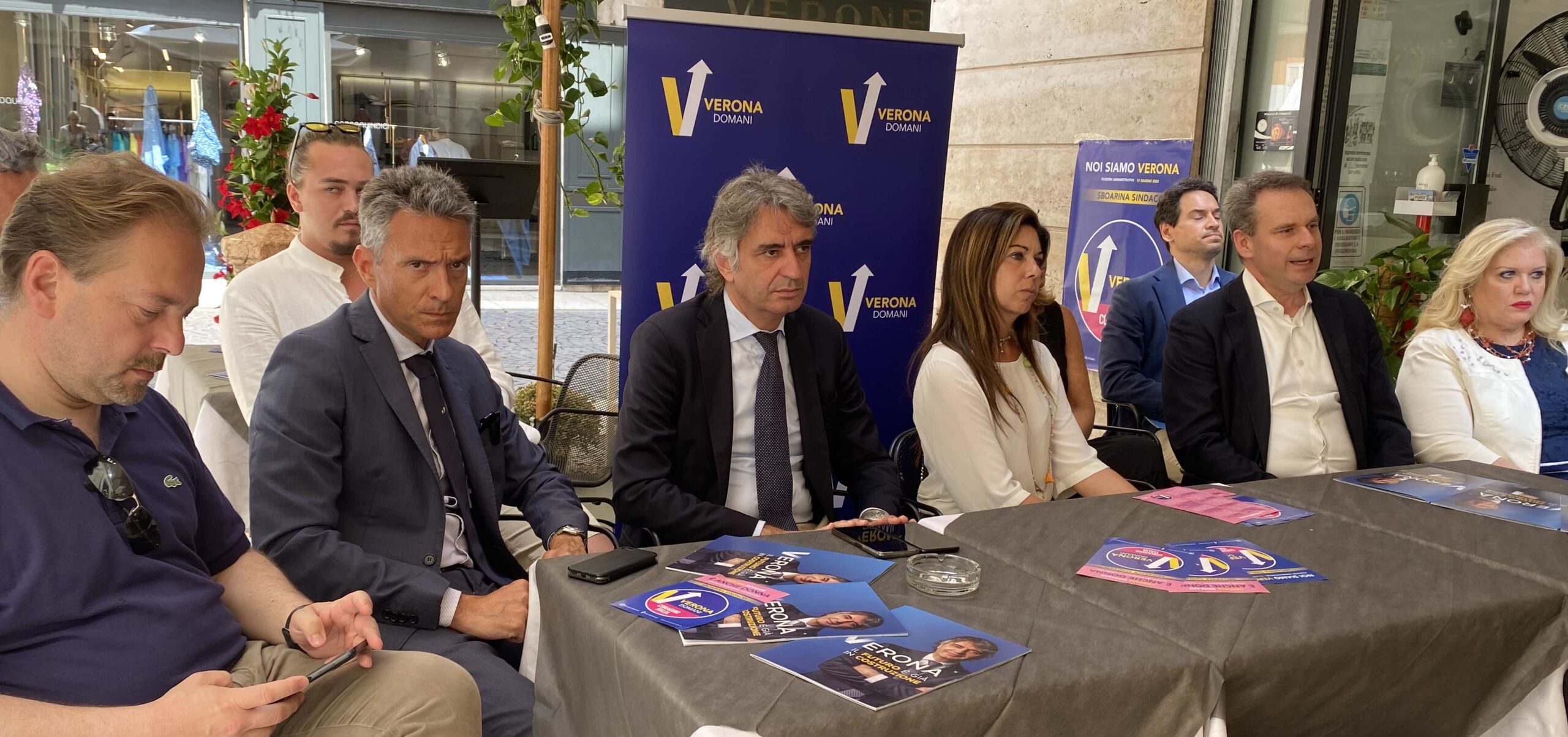 Casali lancia la candidatura di Lana e Amicone con Verona Domani. Presentato il programma in rosa della lista civica.
