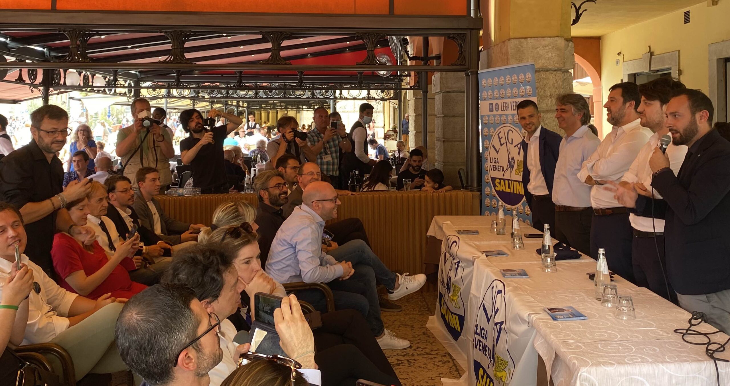 Salvini, il nostro obiettivo è la vittoria di Federico Sboarina al primo turno