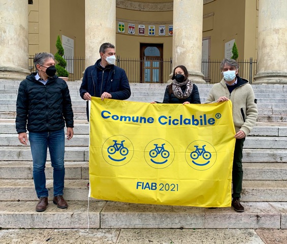 Verona città ciclabile. Riconoscimento della Fiab