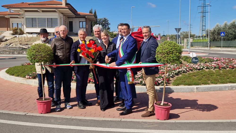 Bussolengo, ecco la nuova rotonda di via Pastrengo