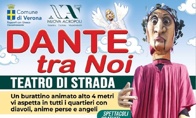 Dante in giro per Verona
