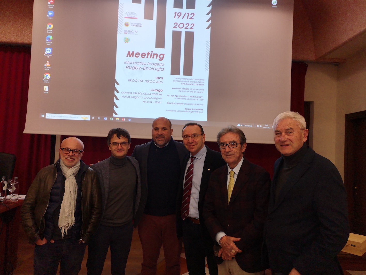 Valpolicella e Mendoza, rugby e vino: parte la partnership per formare giocatori ed enologi