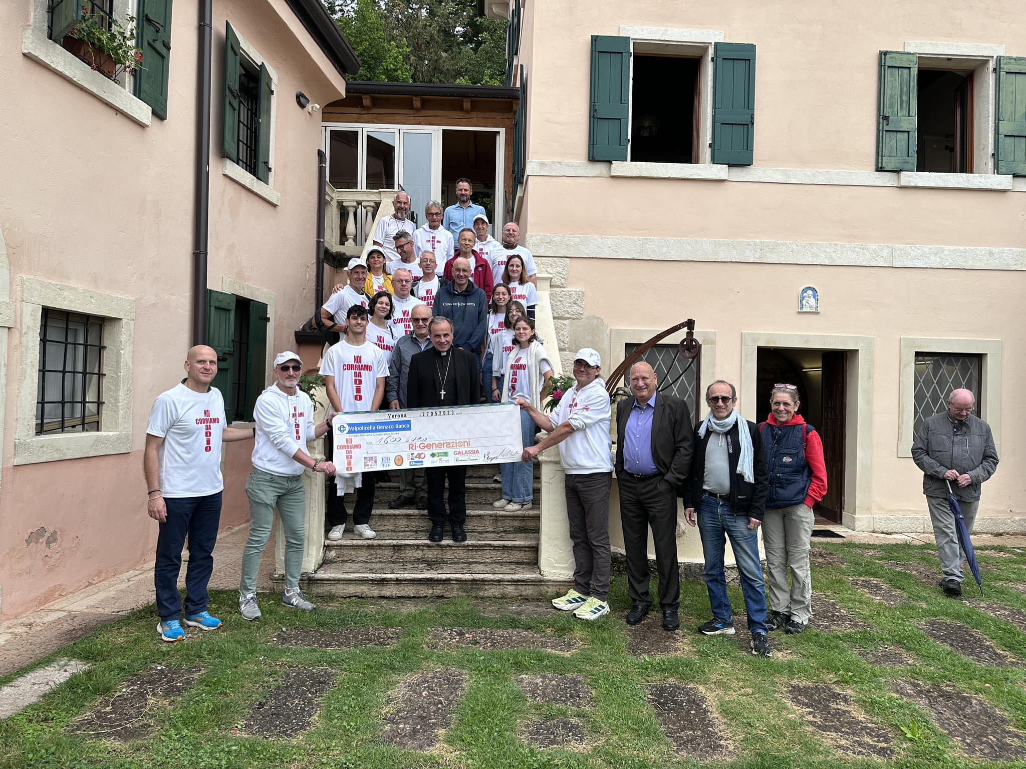 Centri Giovanili don Mazzi: consegnato il ricavato dell’Ecomaratona del Pellegrino