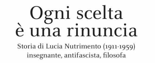 Presentato “Ogni scelta è una rinuncia”. Il nuovo libro di Maria Vittoria Adami