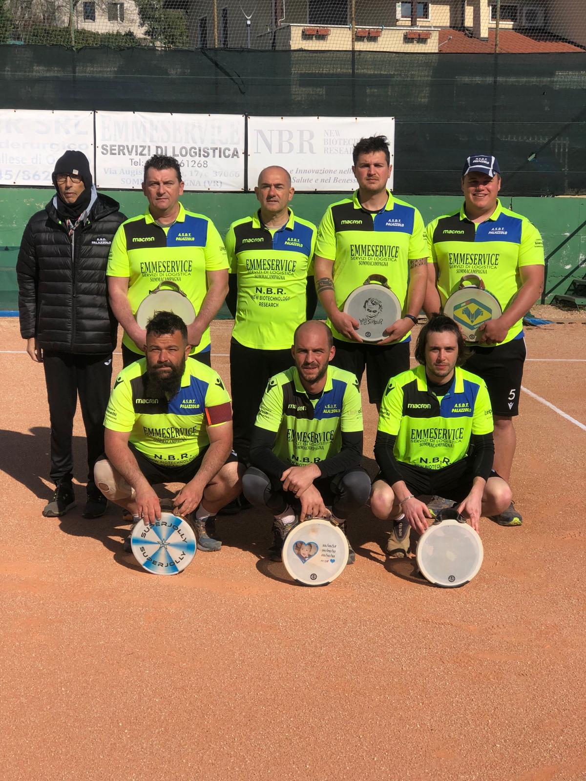 Serie B tamburello: primi tre punti per il Fumane. Successo anche per il Palazzolo. Due punti per il Bardolino