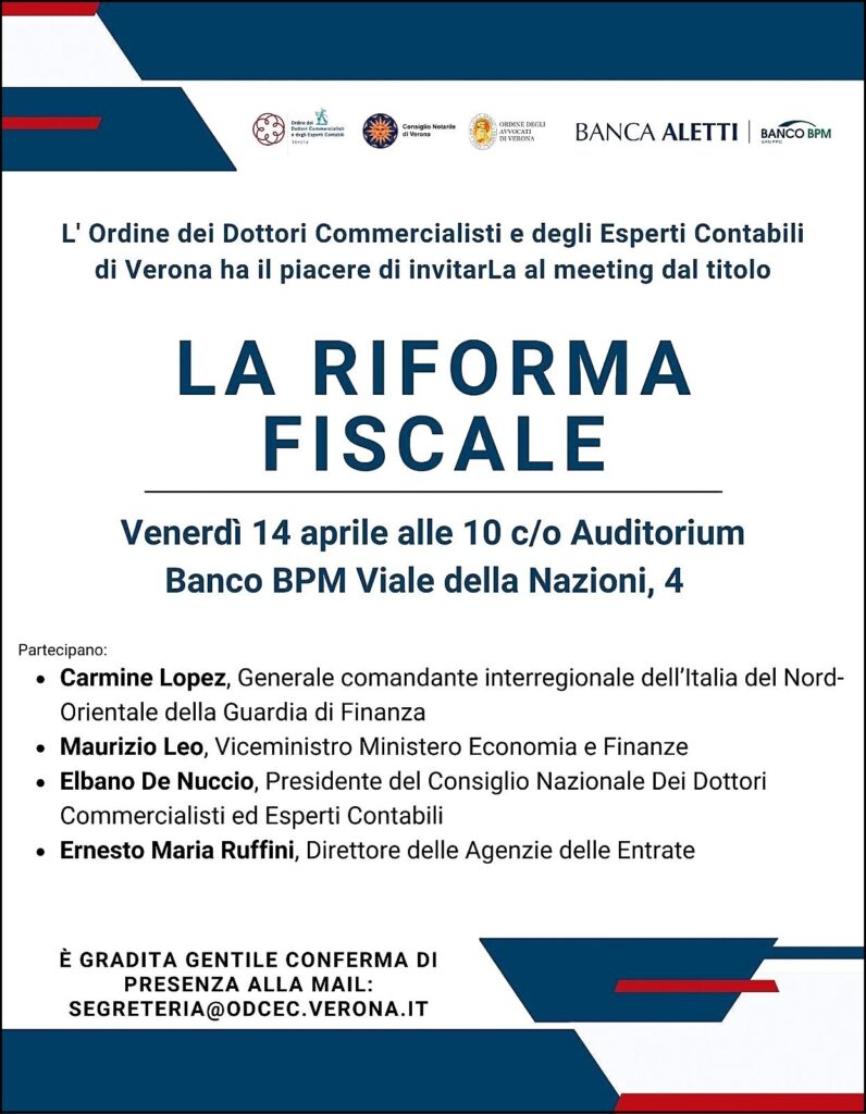 Riforma Fiscale Verona