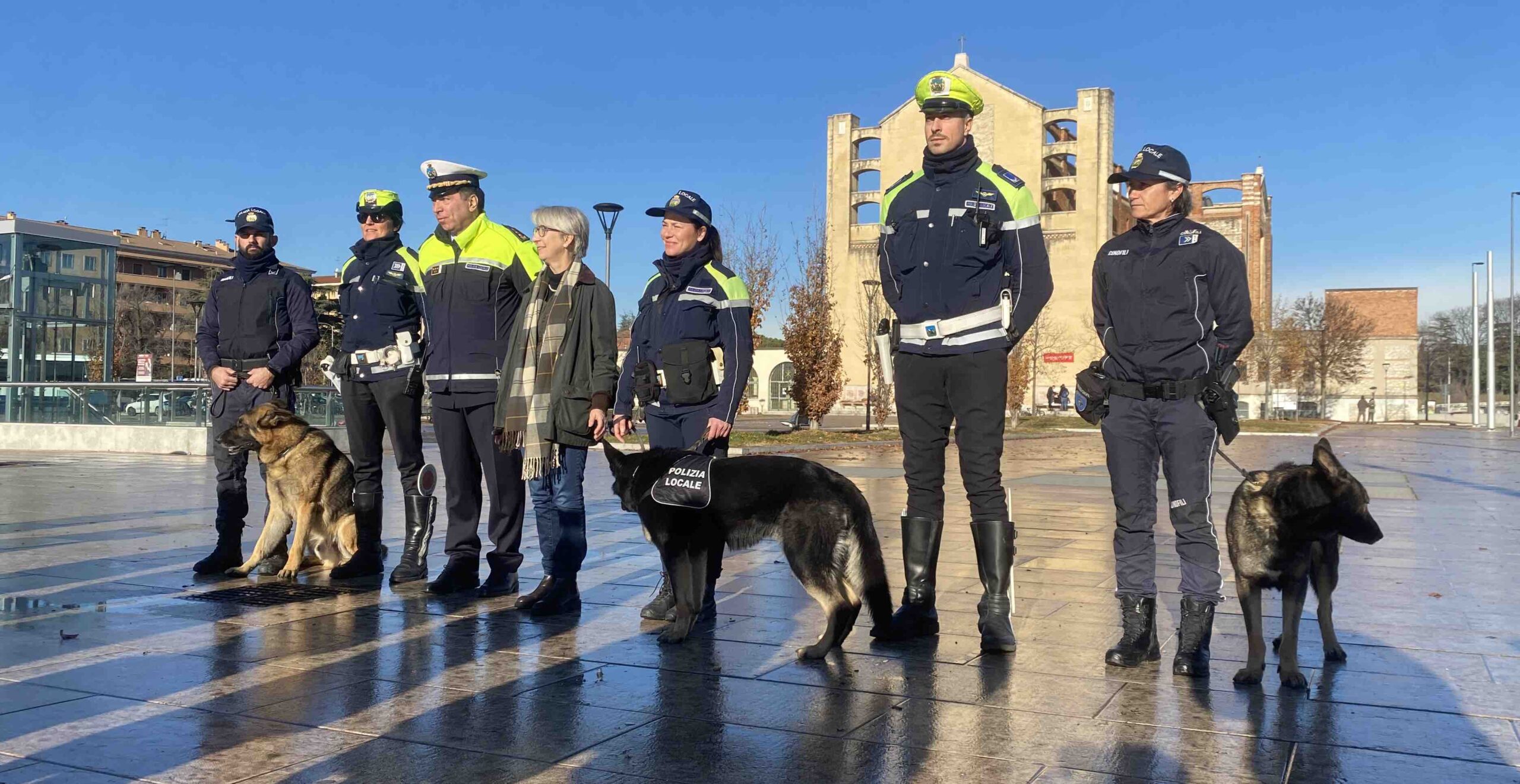 Entra in servizio Rio, il terzo cane dell’Unità cinofila del Comune di Verona