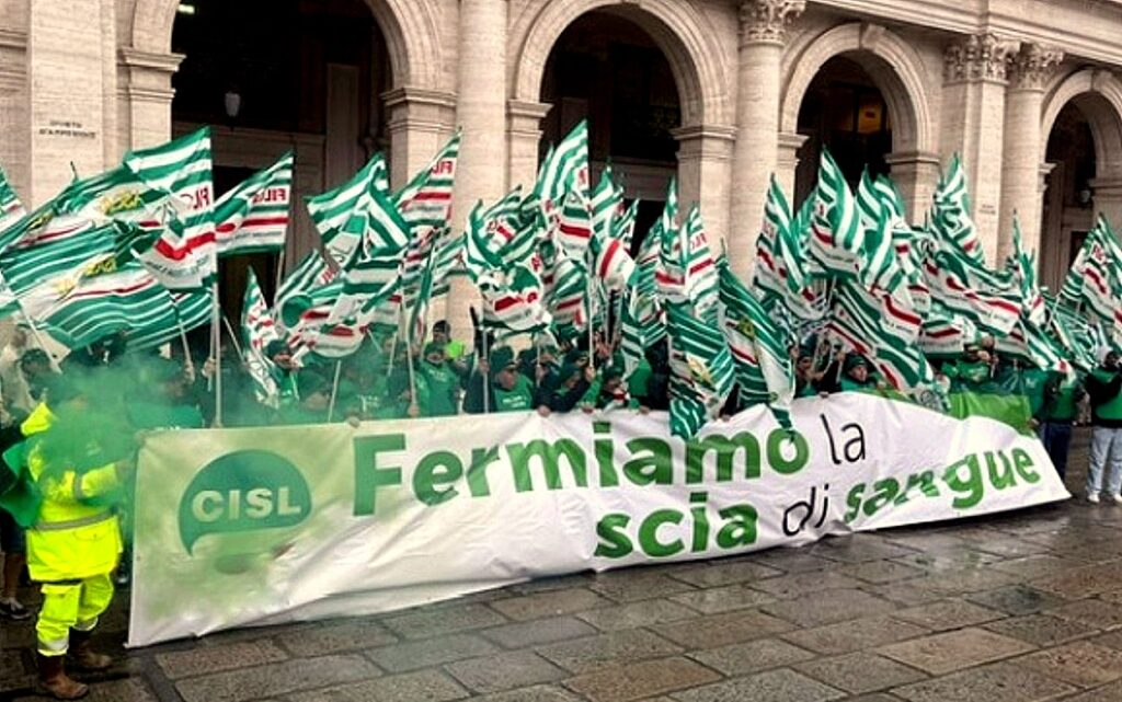 La Cisl sarà in piazza oggi a Verona come qui in Liguria per la sicurezza sul lavoro