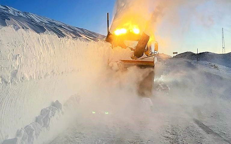 Nevicata in Lessinia, riaperte questa mattina grazie agli spazzaneve le strade provinciali