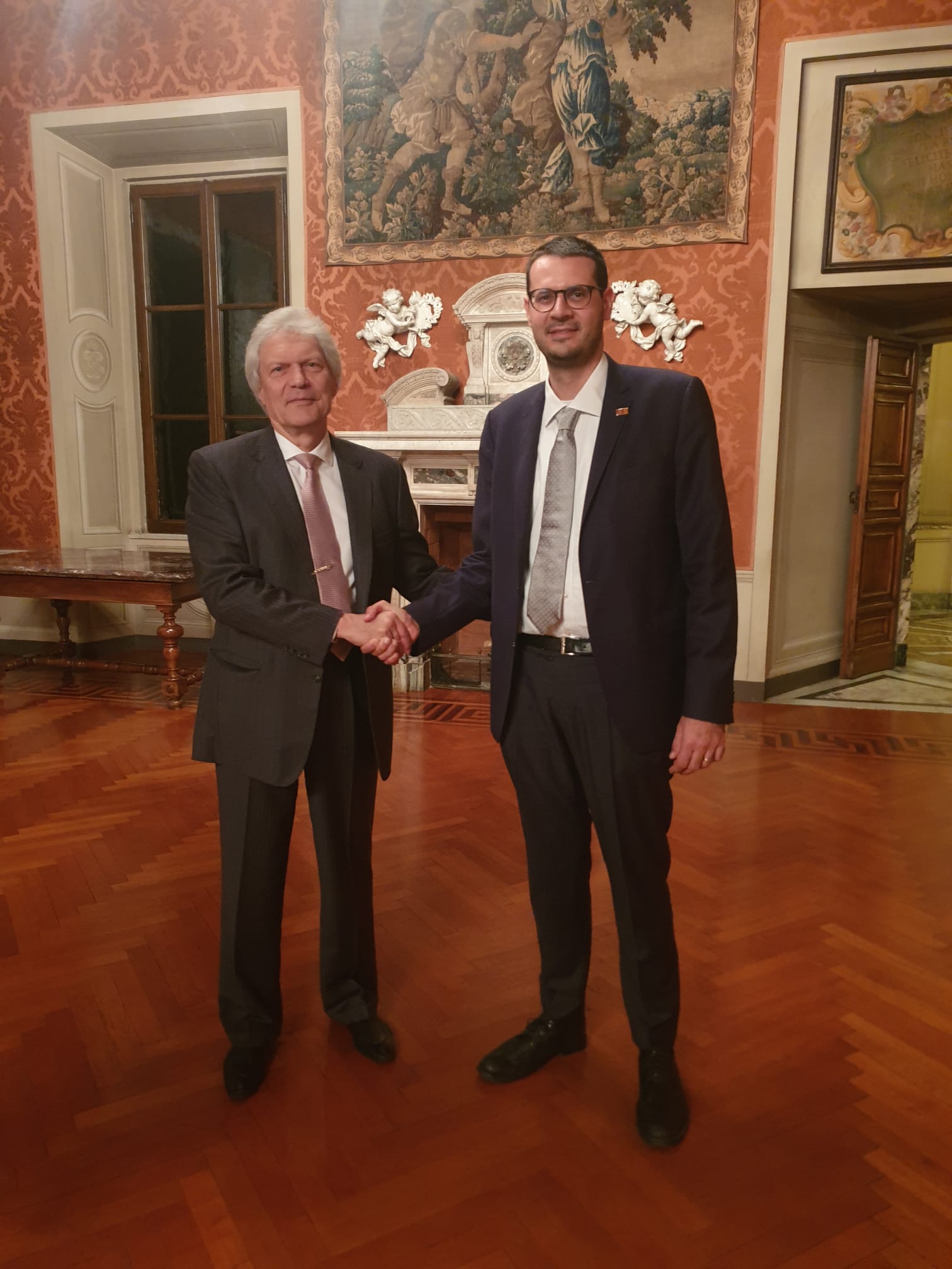 Vito Comencini (Lega) in visita all’ambasciatore russo