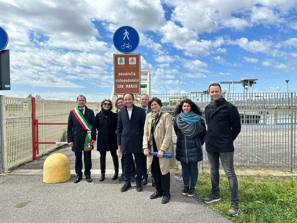 Intitolata a San Marco la passerella sull’Adige fra San Martino e San Giovanni Lupatoto