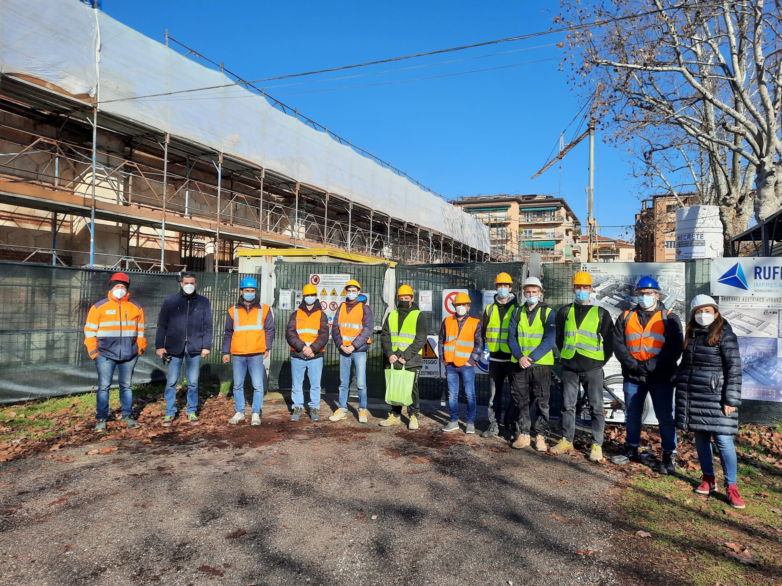 Studenti nel cantiere dell’Arsenale