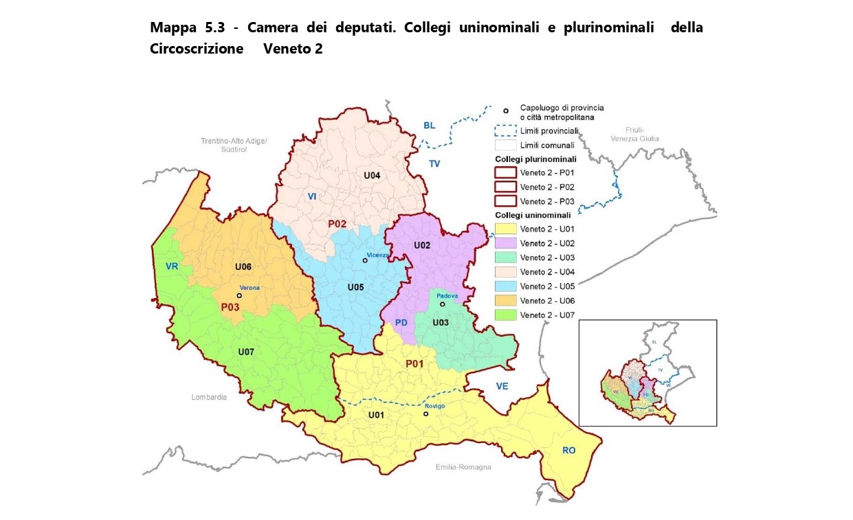 Elezioni politiche: ecco quanti parlamentari avranno Verona e Villafranca e dove verranno eletti