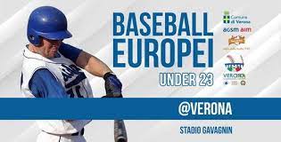 Europei di baseball a Verona e S. Martino B.A. dal 24 al 28 agosto