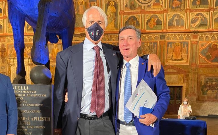 Coach Marcelletti ha ricevuto la palma d’oro a Padova