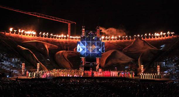 Fondazione Arena, domani sulla web-tv l’Aida del Centenario