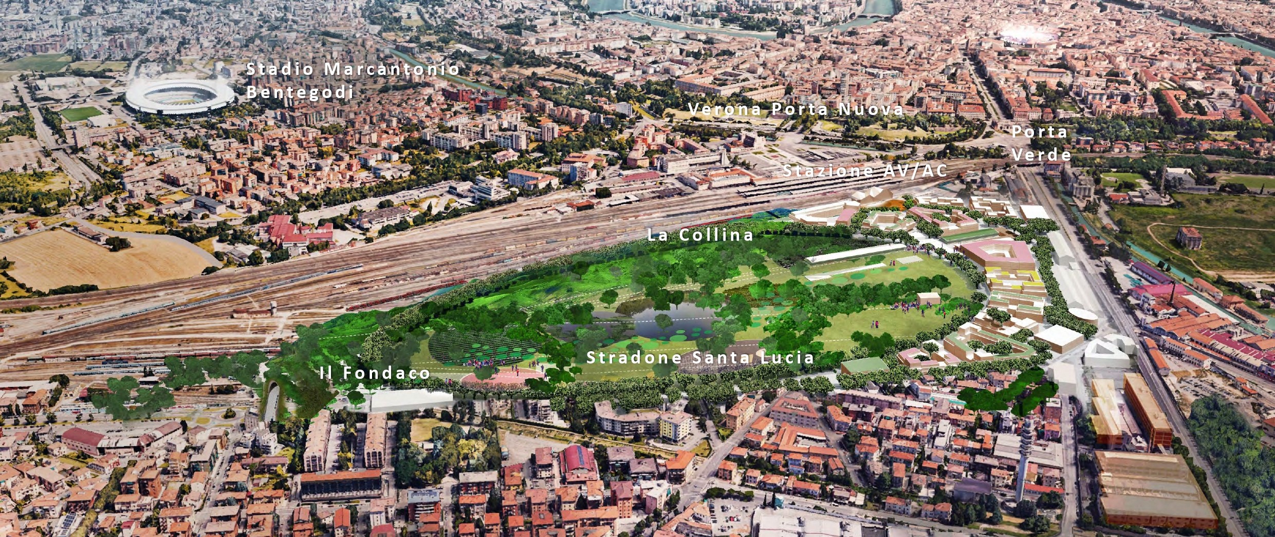 Central park, botta e risposta sui numeri dell’opera più importante per Verona