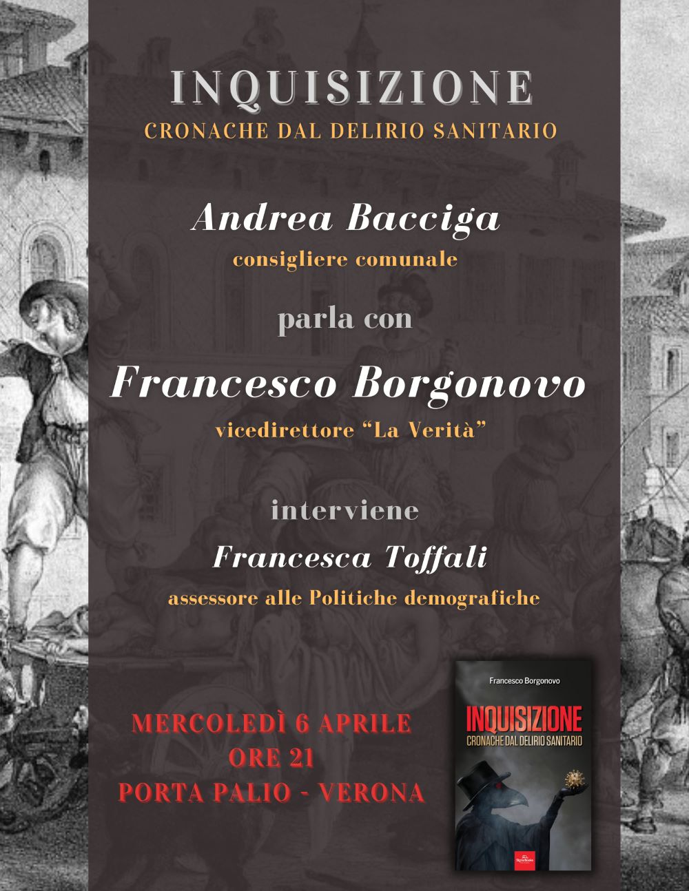 Francesco Borgonovo mercoledì a Verona, a Porta Palio il nuovo libro sul “delirio sanitario”