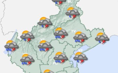 Meteo, nel pomeriggio tornano su Verona le piogge intense