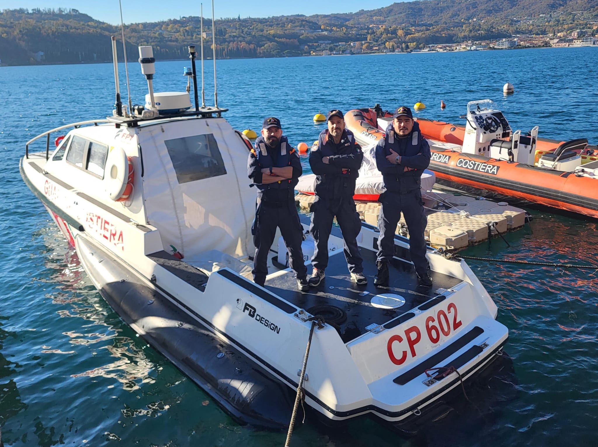 Guardia Costiera, arrivata sul Garda la nuova motovedetta