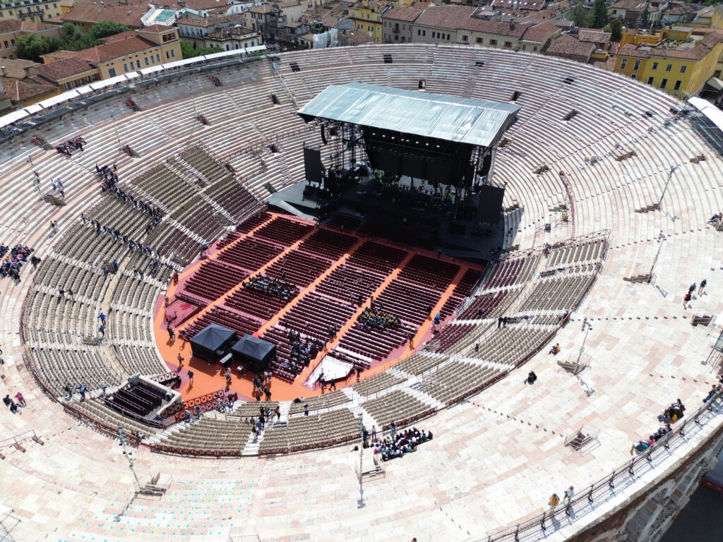 palco in arena