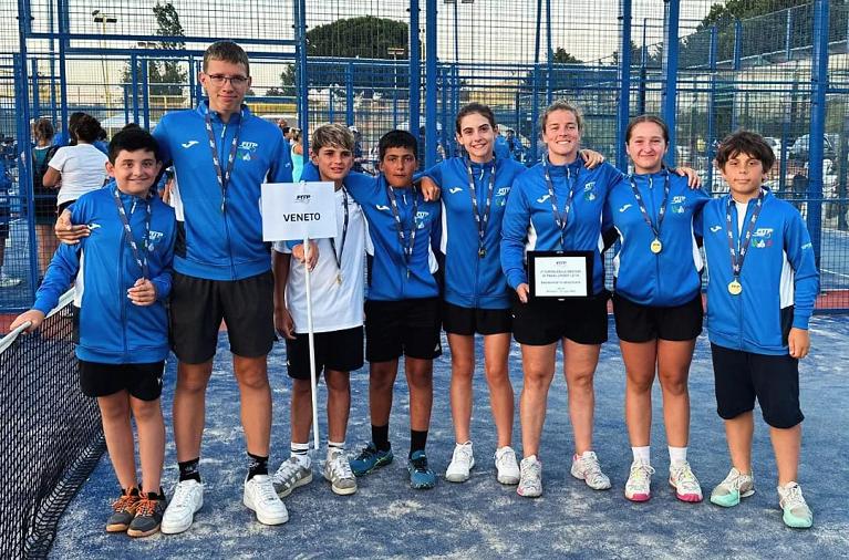 Coppa delle Regioni padel, ottavo posto per il Veneto. Signorini: “Un gruppo di ragazzi coeso e semplicemente unico”