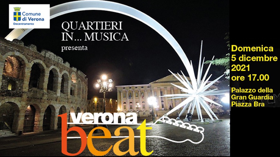 Verona beat in un concerto solidale domenica alla Gran Guardia