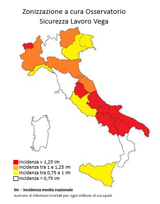Morti sul lavoro, Verona guida la triste classifica regionale