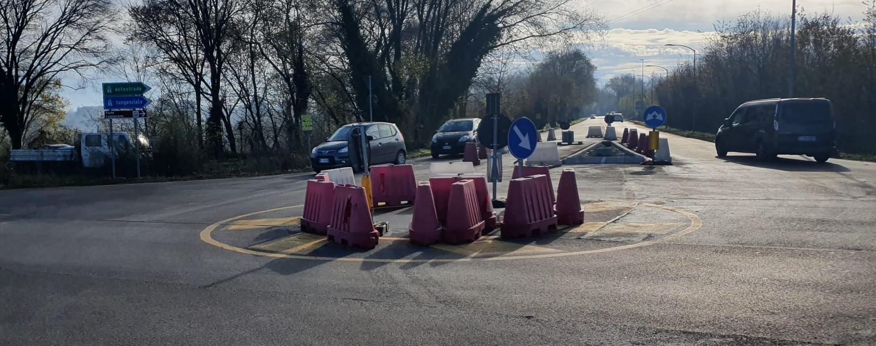 Rotatoria di via Lugagnano, nuovi lavori per la messa in sicurezza