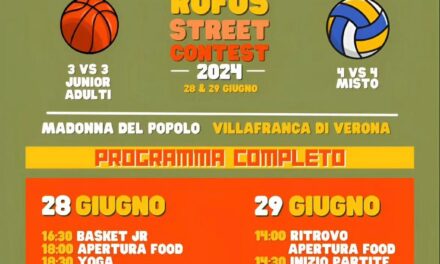 Villafranca, 28-29 giugno terza edizione del Rufus Street Contest