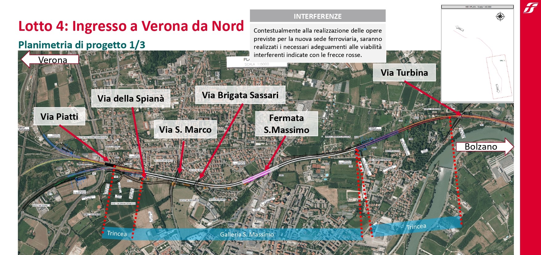 Alta velocità col Brennero, ecco l’ingresso a Verona Nord